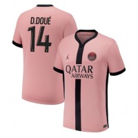 Camiseta Paris Saint-Germain Desire Doue #14 Tercera Equipación 2024-25 manga corta